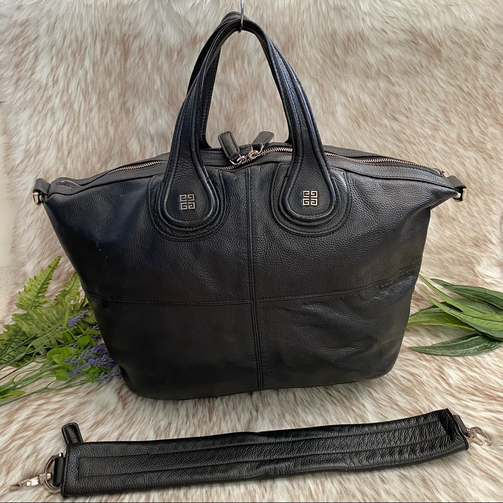 Givenchy Nightingale Leather Shoulder Bag - Picture 2 of 13
